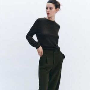 Zara Women’s Oversized Green Sweater